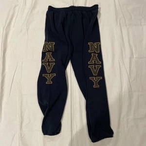 Vintage US Navy Authentic Originals Jogginghose Herren L Large Blau Spell Out - Bild 1 von 11
