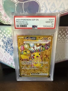 Pikachu ex 247/191 Sv08: Surging Sparks Holo - Imagen 1 de 2