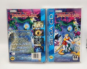 Dragon's Lair (Sega CD, 1993) CIB Complete W Reg Card Polished Disc 