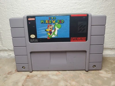 Super Mario World (1991, Super Nindendo) Cart Only - Image 1 of 4