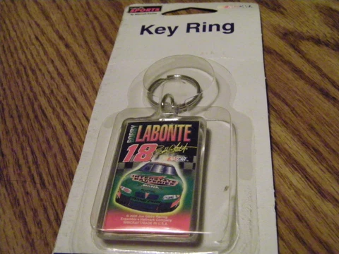 BOBBY LABONTE #18 NASCAR ACRYLIC KEYCHAIN Cover