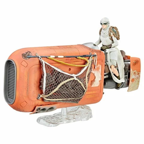Star Wars: The Black Series Rey's Speeder (Jakku) & Rey (Scavenger) 6" Cover