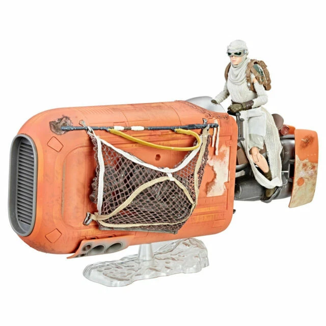 Hasbro Star Wars The Black Series Rey’s Speeder (Jakku) and Action Figure