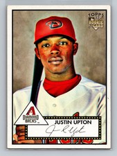 2007 Topps Heritage Justin Upton ROOKIE CARD #170 - Arizona Diamondbacks