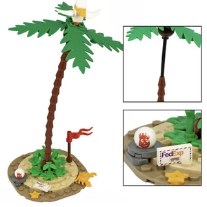 Wüsteninsel & Palme | Maßgeschneidertes Kit aus LEGO Steinen - Bild 1 von 4
