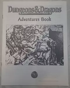 Libro de aventuras Dungeons And Dragons blanco y negro 1999 inserto para TSR 11450 - Imagen 1 de 9