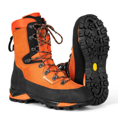 Husqvarna Botas de Motosierra de Seguridad de Cuero Impermeables con Sierra Protección Técnica - Imagen 1 de 3