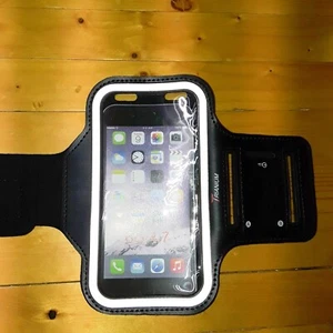 Funda deportiva de neopreno con correa para brazo negra iPhone 6/6S - Imagen 1 de 3