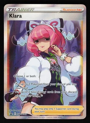 Klara SWSH302 Sword & Shield Full Art Promo Pokemon Card - Image 1 of 2