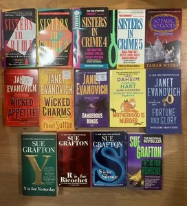 14 COZY MYSTERY-Romane von Autorinnen ~ Daheim, Grafton, Evanovich, Myers - Bild 1 von 5