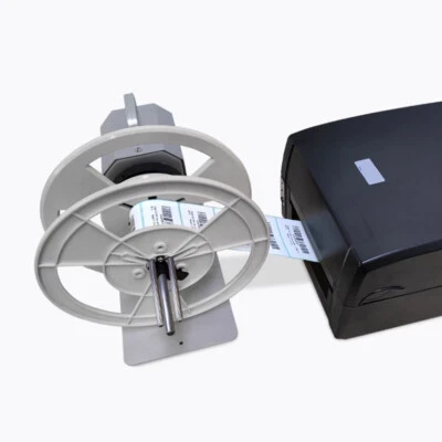 120MM Automatic Label Rewinder Machine Bar Code Label Rewinder Speed Adjustable - Imagen 1 de 4