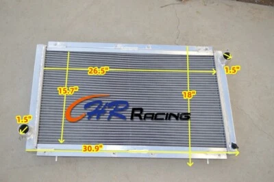 Radiador de aluminio de 2 filas para Subaru Impreza WRX STI GC8 2,0 L EJ20 1992-2000 MT Foto 1 de 4