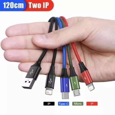 3 in 1 USB Cable Type C Cable for Samsung S20 Redmi Note 9s Charging 4 in - Image 1 of 4