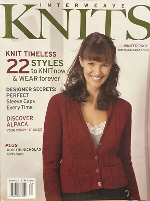 Interweave Knits Winter 2007 Magazine - Image 1 of 4