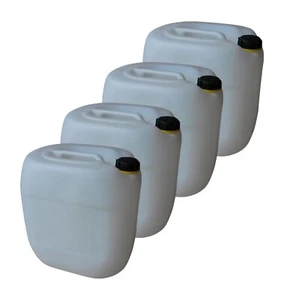 4 Stück 30 L Kanister Behälter Box weiß Camping Outdoor lebensmittelecht dicht - Bild 1 von 1