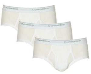 Calvin Klein, Men 3 Pack Logo Classic Fit Briefs (Choose Color + Size) - Picture 1 of 7