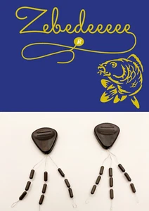 Tungsten Hook Link Sinkers, Large 0.09g Pack of 18. Carp Fishing, Zebedee Rig - Picture 1 of 2