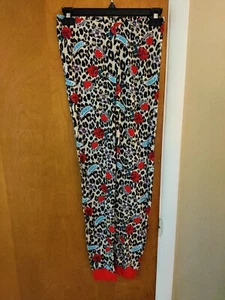 NWOT The Children's Place Animal Print And Roses Leggings Teen Youth Size 12 - Picture 1 of 4