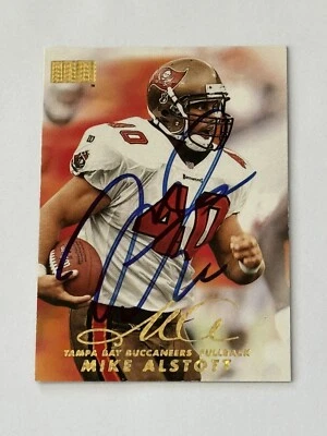 Mike Alstott 1998 Skybox Authentic Signed Autograph Auto Tampa Bay Buccaneers 🔥 - Image 1 of 3