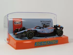 Scalextric Williams FW45 #23 Alexander Albon GULF Singapore 2023 slot 1/32 C4559 - Imagen 1 de 4