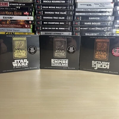 All 3 Star Wars Trilogie new Hope Empire strikes back Return of Jedi je 2CD OVP - Bild 1 von 4