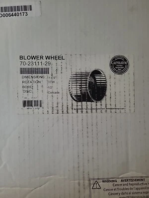 Rheem Blower Wheel 70-23111-29 - Image 1 of 4