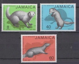 JAMAICA STAMPS 1973 REINTRODUCTION/WILD ANIMALS/MONGOOSE SC366-8 MNH - Picture 1 of 1