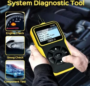 Scanner, OBD II V-100 Diagnosi OBD+EOBD Diagnostica per Controllo Errori Auto - Foto 1 di 7