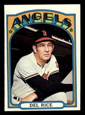1972 Topps Baseball #718 Del Rice EX/MT *d3