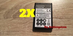 2X BATTERIE 800MaH PILA per SAMSUNG SGH-E250 E251 E250i B130 E1080 AB463446BU - Foto 1 di 1