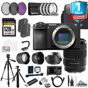 Sony a6700 + 18-135mm f/3.5-5.6 OSS Lens+128GB +1Yr Warranty+9 PC Filtr MEGA Kit - Picture 1 of 12