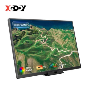 XGODY 16" Portable Monitor 1080P 60Hz Freesync HDR Eyecare Screen USB C HDMI US - Picture 1 of 12