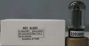6L6GC NEC graue Platte Made in USA Amplitrex getestet #2203005 - Bild 1 von 10