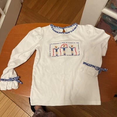 Blusa Vive La Fete Manga Larga Calada Talla 5 Niñas Gimnasia Foto 1 de 4