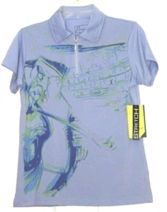 TOP DE GOLF ESMERALDA 18 PARA MUJER TALLA S - PM ESTAMPADO LAVANDA TACTO SEDOSO ELÁSTICO NUEVO CON ETIQUETAS - Imagen 1 de 1