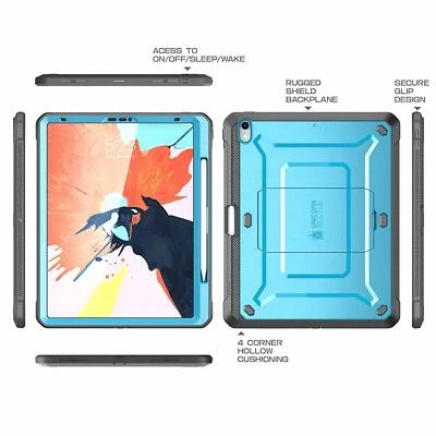 iPad Pro 12.9" 2018 Case SUPCASE UB PRO Rugged Kickstand Cover+Screen Protector - Image 1 of 4