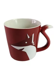 Starbucks Red Fox Kaffeebecher Tasse Schwanzhenkel Christmas Holiday Collection 2012 - Bild 1 von 5