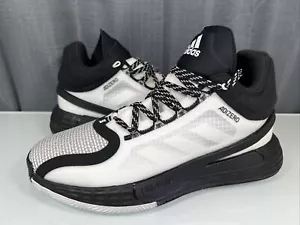 Adidas D Rose 11 Panda Oreo Basketball Mens Shoe Black White Size 9 - Picture 1 of 9
