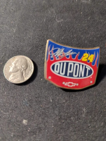 Jeff Gordon Dupont Hood vintage jacket pin Cover