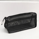 Japanese Style Nylon Storage Bag Portable Mesh Transparent Pencil Case