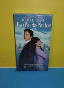 Sealed New Two Weeks Notice - Movie VHS Tape 2003 Hugh Grant, Sandra Bullock - Foto 1 di 1