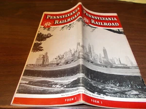 Tabla horaria del ferrocarril de Pensilvania 1957/27 de octubre de 1957 - Imagen 1 de 1