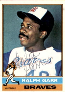 Ralph Garr Autographed 1976 TOPPS Card #410 Atlanta Braves 183437 - Picture 1 of 2