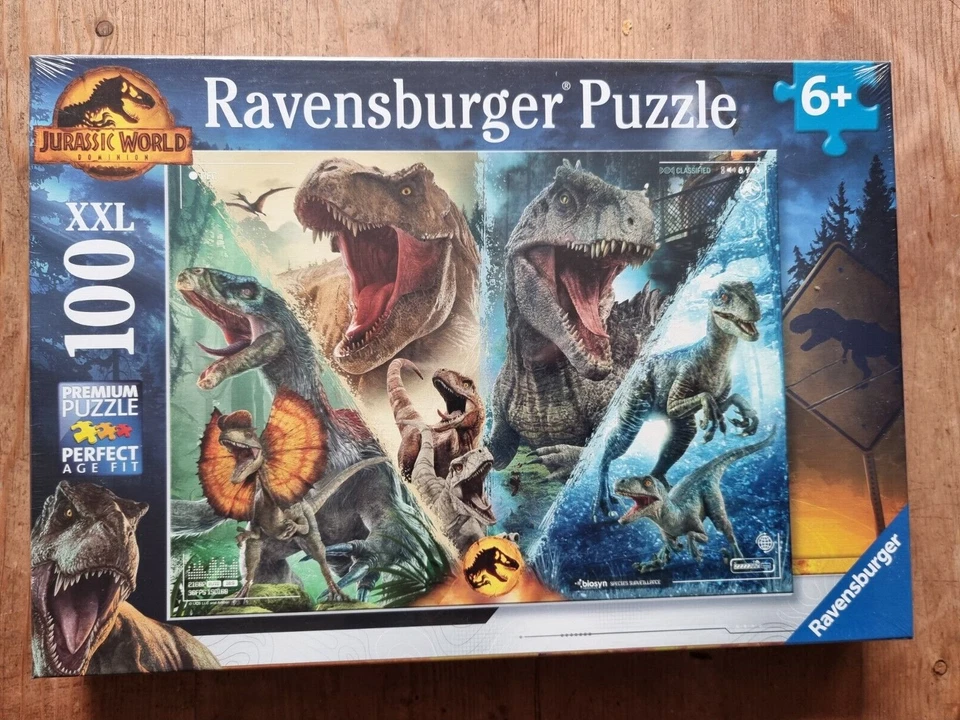 Rompecabezas Ravensburger Jurassic World XXL 100 piezas dinosaurio edad 6+SELLADO Foto 1 de 1