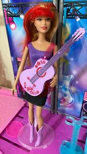 Mattel Barbie Rock N Royals Country Star Rayna Doll Red Hair Guitar