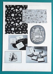1939 Beispiele Ungarn Grafikdesign Zigaretten Buchumschläge Haarlotion - Bild 1 von 6