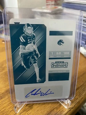 2018 Contenders Draft 1/1 Rc Auto Printing Plate Cedrick Wilson Cowboys Invest - Image 1 of 2