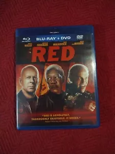 Red (Blu Ray/DVD, 2010, With Bonus Mini Comic) - Picture 1 of 6