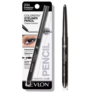 Revlon Pencil Eyeliner, ColorStay Eye Makeup with Built-in Sharpener, - Picture 1 of 4