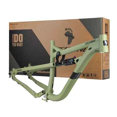 Cuadro de bicicleta MTB descenso suspensión completa 29er carrera de resistencia con amortiguador trasero  Foto 1 de 4